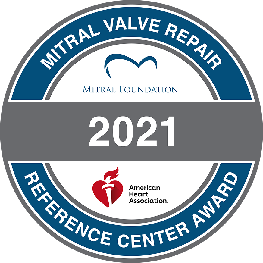 Mitral Valve Repair Reference Center Award seal