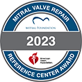 Mitral Valve Repair Reference Center Award 2023 logo