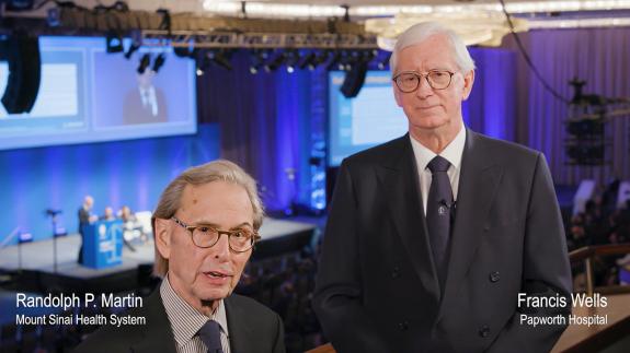Screen capture of the video Francis Wells: The Mitral Conclave Through the Years and How the Field is Evolving
