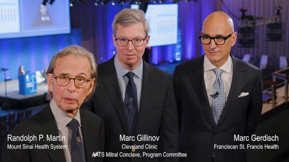 Screen capture of the video Marc Gillinov and Marc Gerdisch: Concomitant Valve Procedures and AF Procedures