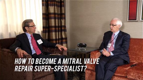 Screen capture of the video Michael Mack: How to Become a Mitral Valve Repair Super-Specialist?