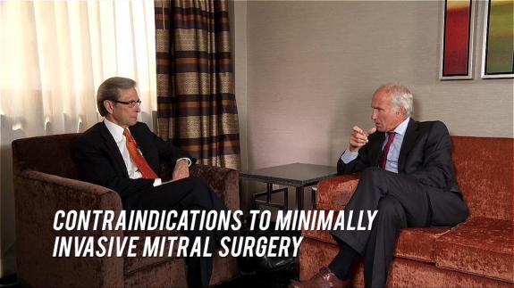 Screen capture of the video Hugo Vanerman: Contraindications to Minimally Invasive Mitral Surgery