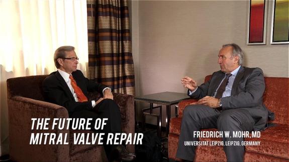 Screen capture of the video Fred Mohr: The Future of Mitral Valve Repair