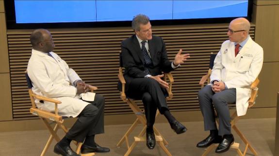 Screen capture of the video Roundtable Discussion - The State of Mitral Valve Repair and Transplantation with Gilles Dreyfus
