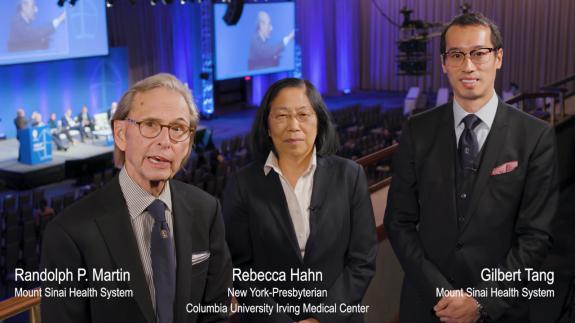 Screen capture of the video Rebecca Hahn and Gilbert Tang: Importance of Imaging to Structural Programs, and Role in Selection